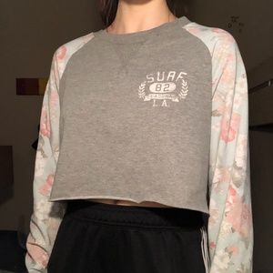 Floral cropped t-shirt